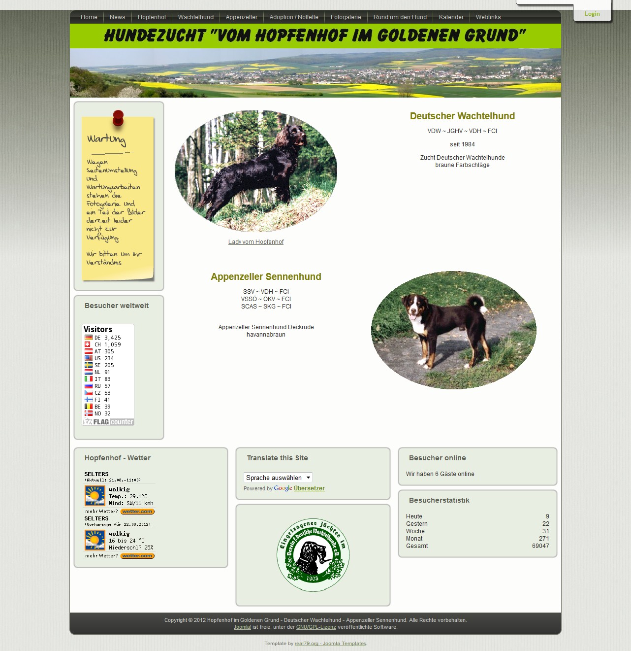 2010 homepage
